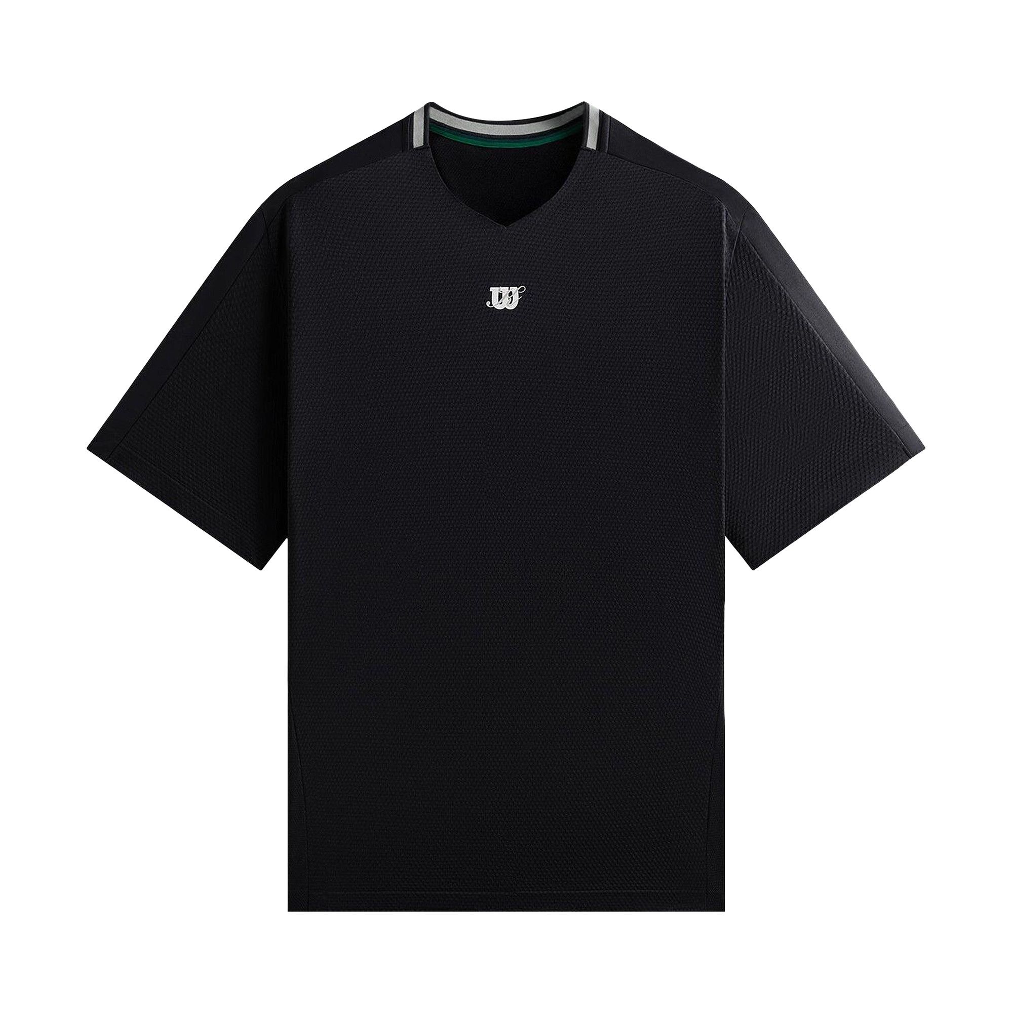 Buy Kith x Wilson Ellsworth Court Tee 'Black' - WMK0016511BKA | GOAT