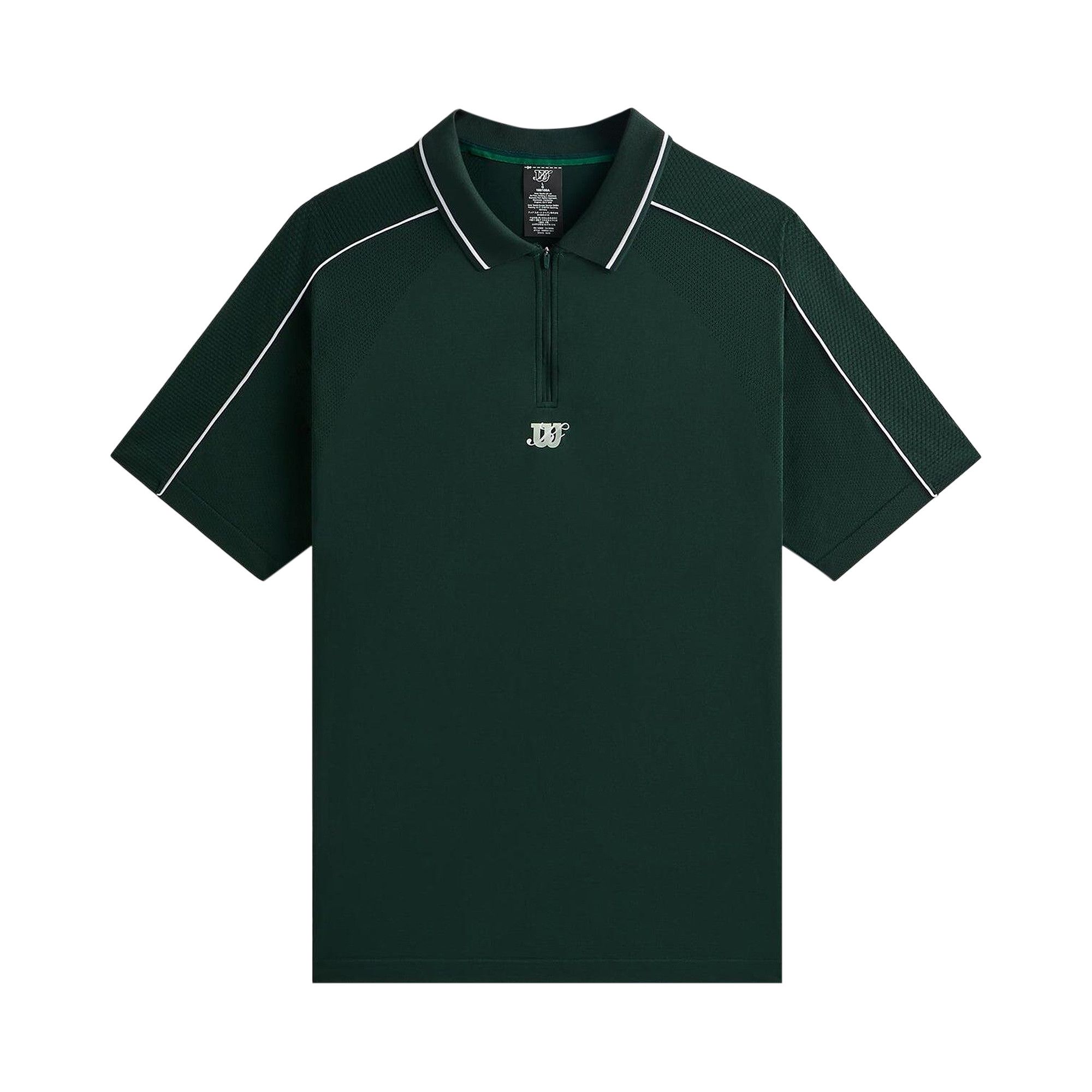 Buy Kith x Wilson Doherty Zip Front Polo 'Stadium' - WMK0013511DYF