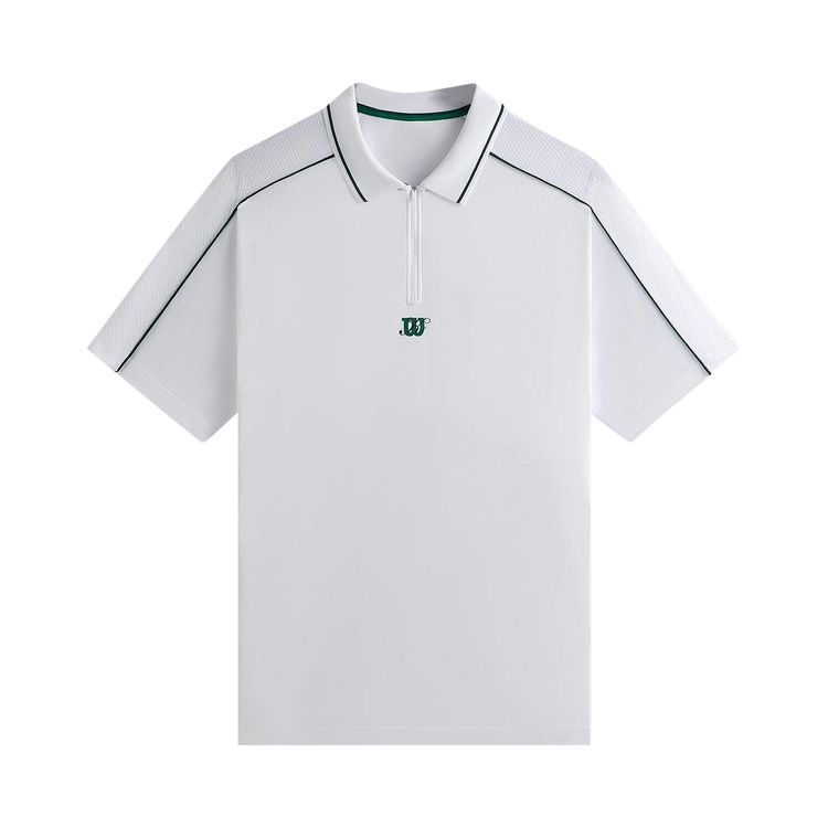 Kith x Wilson Doherty Zip Front Polo White