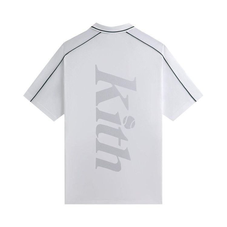 Kith x Wilson Doherty Zip Front Polo White