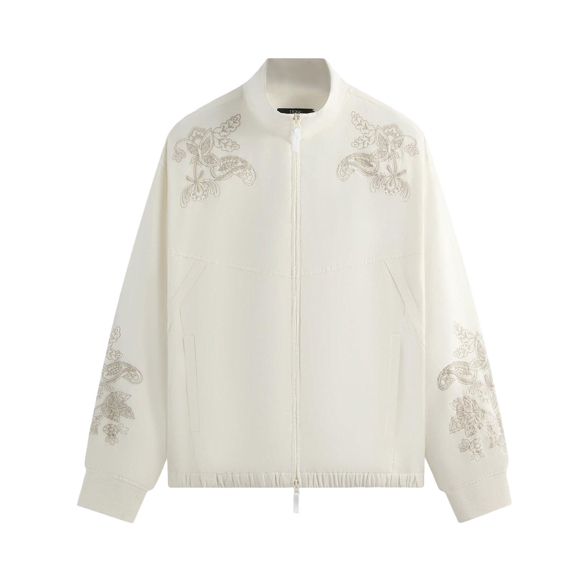 Buy Kith x Wilson Embroidered Mesh Track Jacket 'White