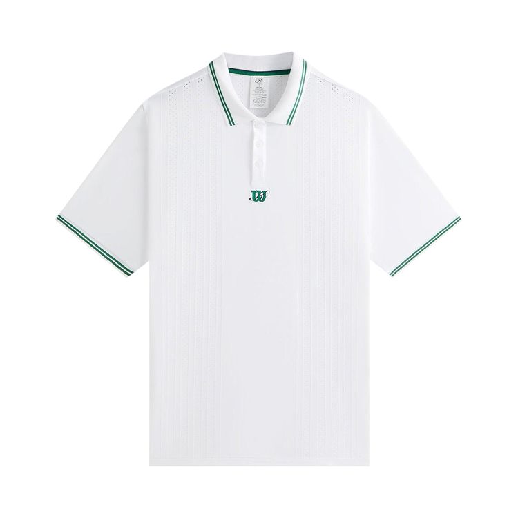 Kith x Wilson Renshaw Court Polo White