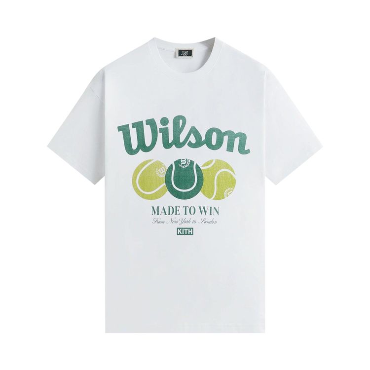 Kith x Wilson Made To Win Vintage Tee White