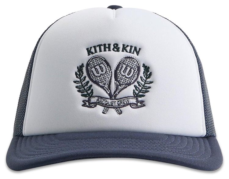 Kith x Wilson Polyfoam Nolan Trucker Hat Nocturnal