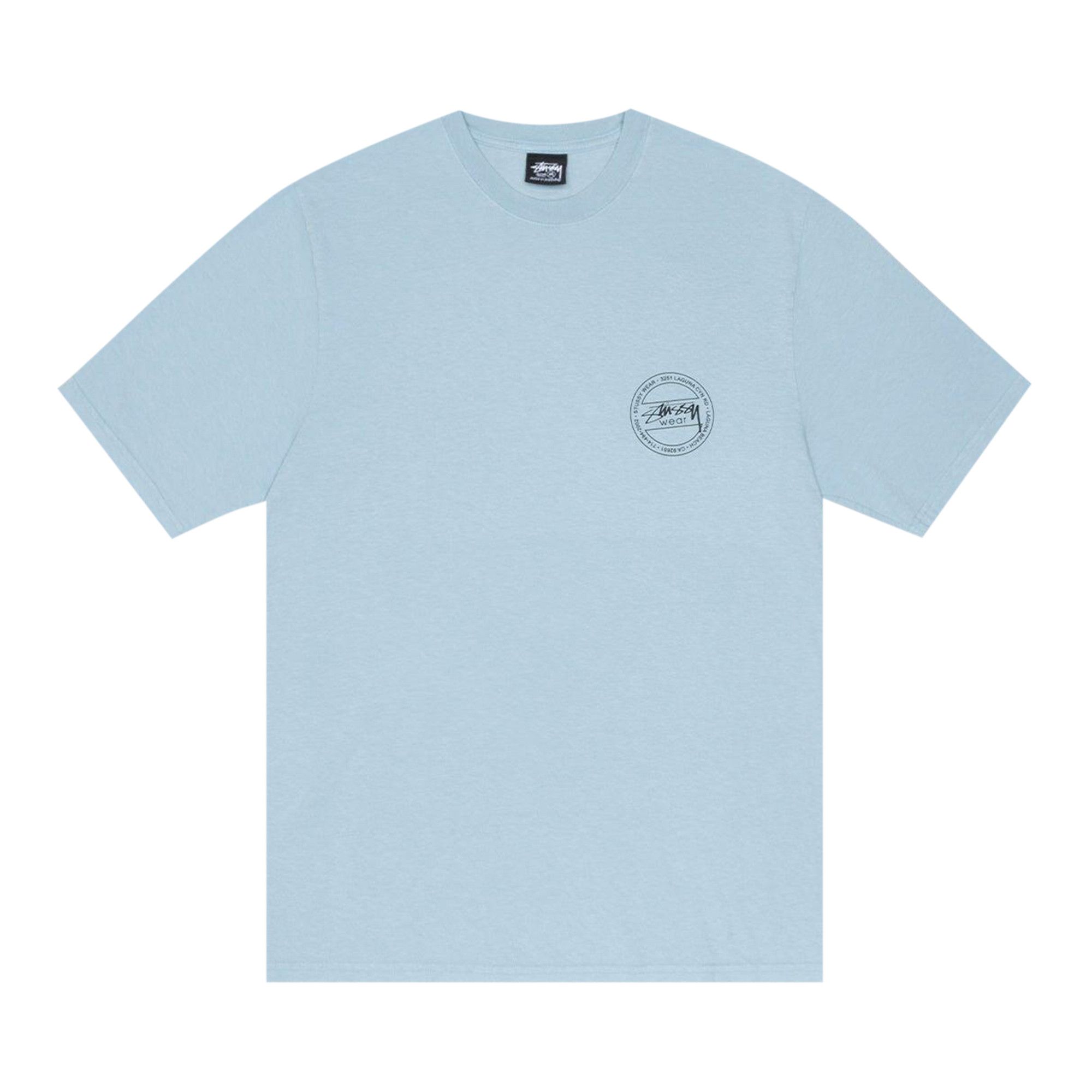 Buy Stussy C Thru Tee Pigment Dyed 'Baby Blue' - 1905161