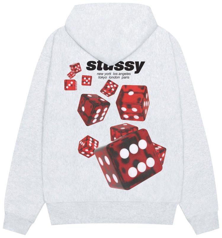Stussy Rollers Hoodie Ash Heather