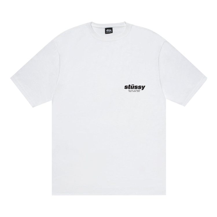 Stussy Rollers Tee White
