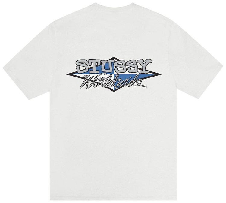Stussy Worldwide Diamond Tee Pigment Dyed Natural