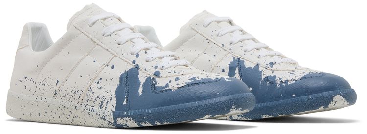 Maison Margiela Replica Paint Splatter   White Ming