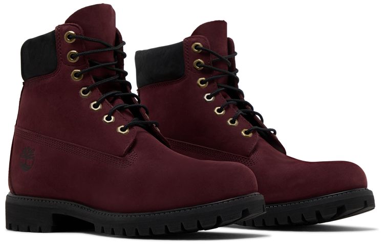 Timberland 6 Inch Premium Boot Burgundy