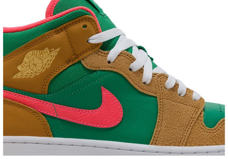 Air Jordan 1 Mid SE Wheat Watermelon