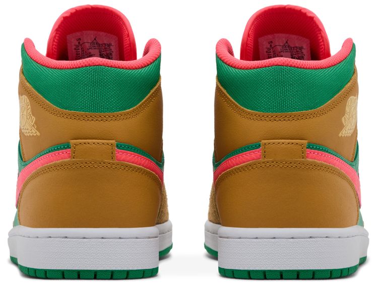 Air Jordan 1 Mid SE Wheat Watermelon