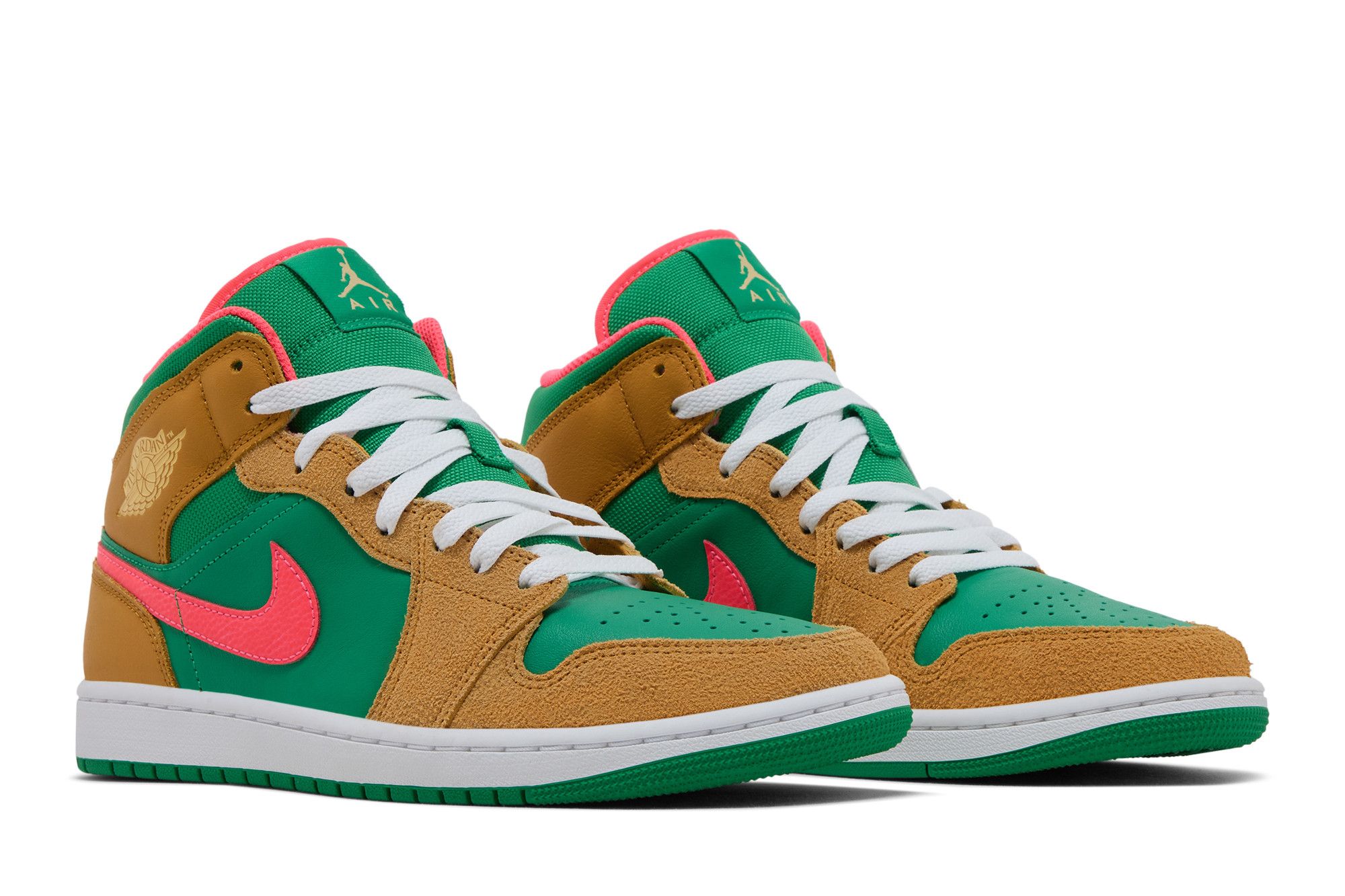 シューズ(男性用) NikeAirJordan1Mid Wheat&Water Melon 28cm Buy Air Jordan 1 Mid SE 'Wheat Watermelon' - DX4332 700 | GOAT