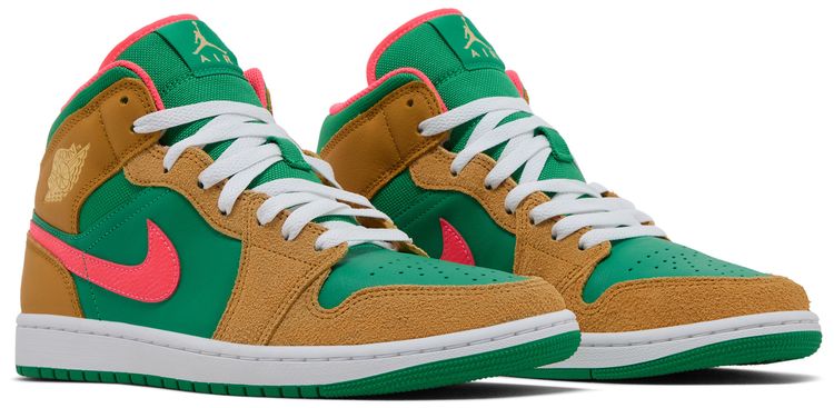 Air Jordan 1 Mid SE Wheat Watermelon