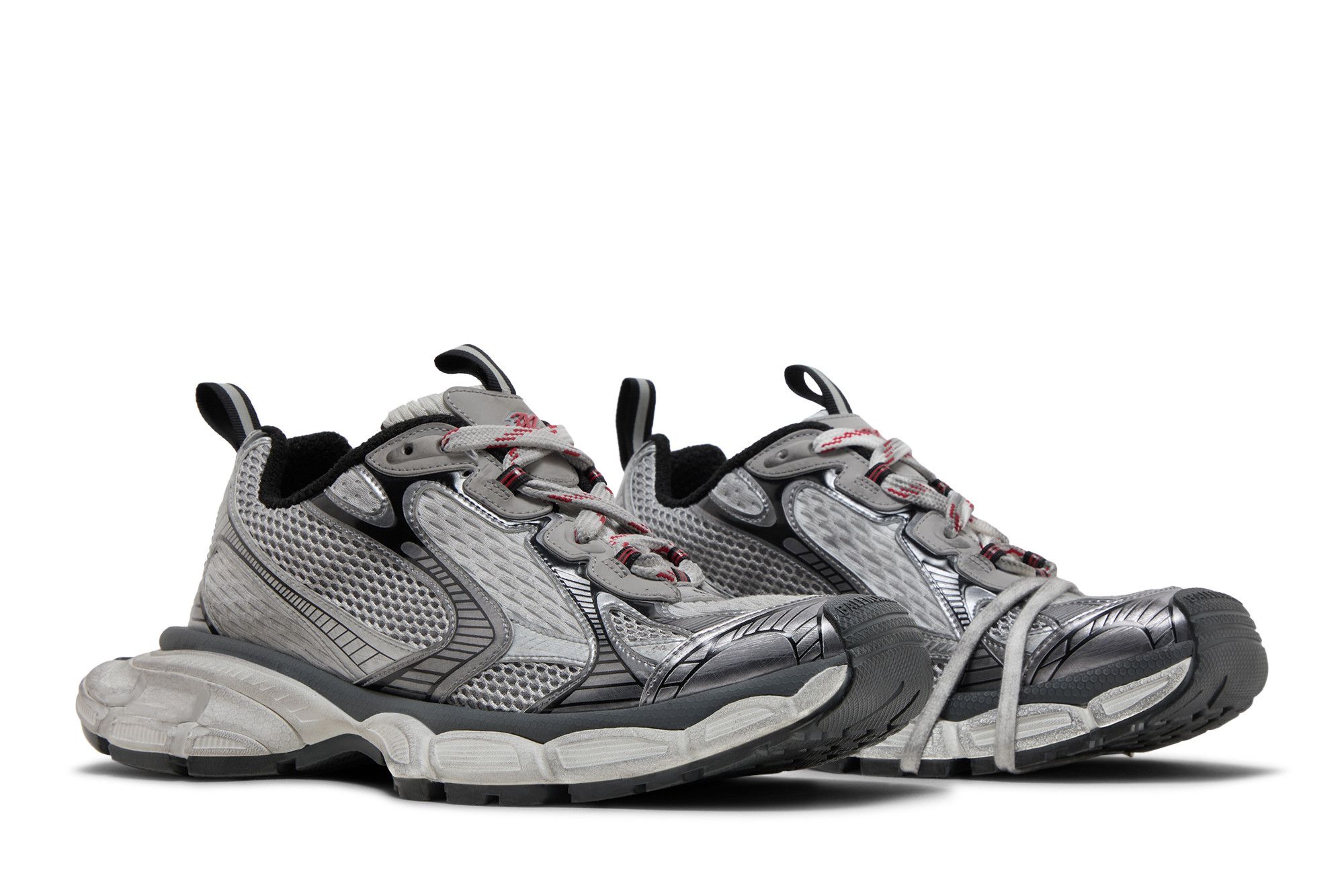 スニーカー BALENCIAGA Woman Sneakers Grey 734731W3XL5 1219 WMNS) Balenciaga 3XL Sneakers 'Grey Mesh and Polyurethane