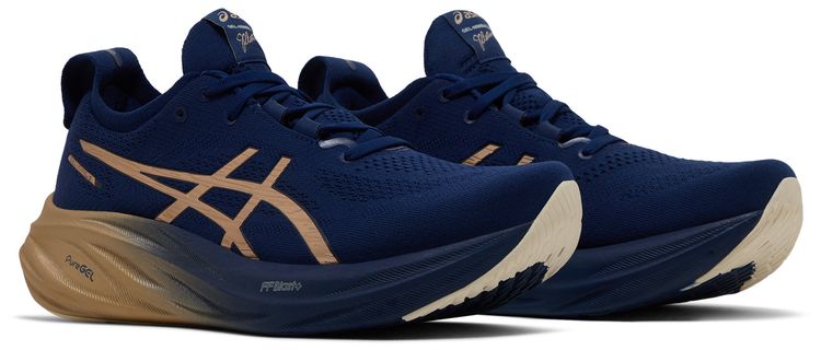 Asics Gel Nimbus 26 Platinum Blue Expanse Champagne