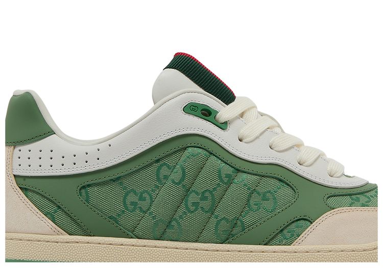 Gucci Re Web Sneaker GG Canvas   Ivory Green