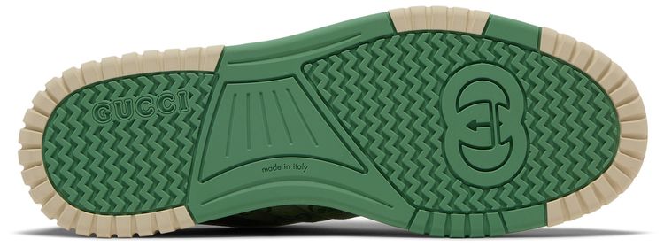 Gucci Re Web Sneaker GG Canvas   Ivory Green