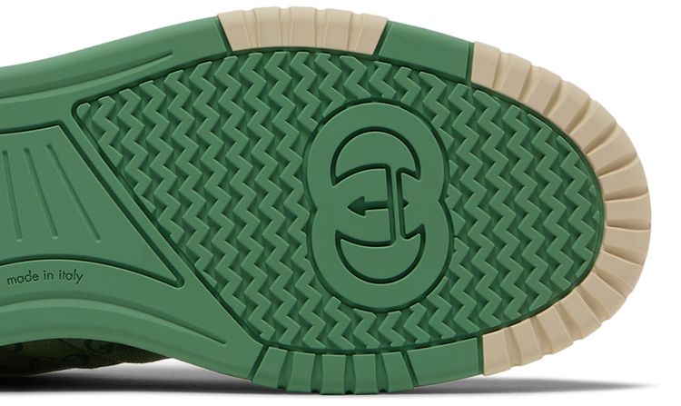 Gucci Re Web Sneaker GG Canvas   Ivory Green
