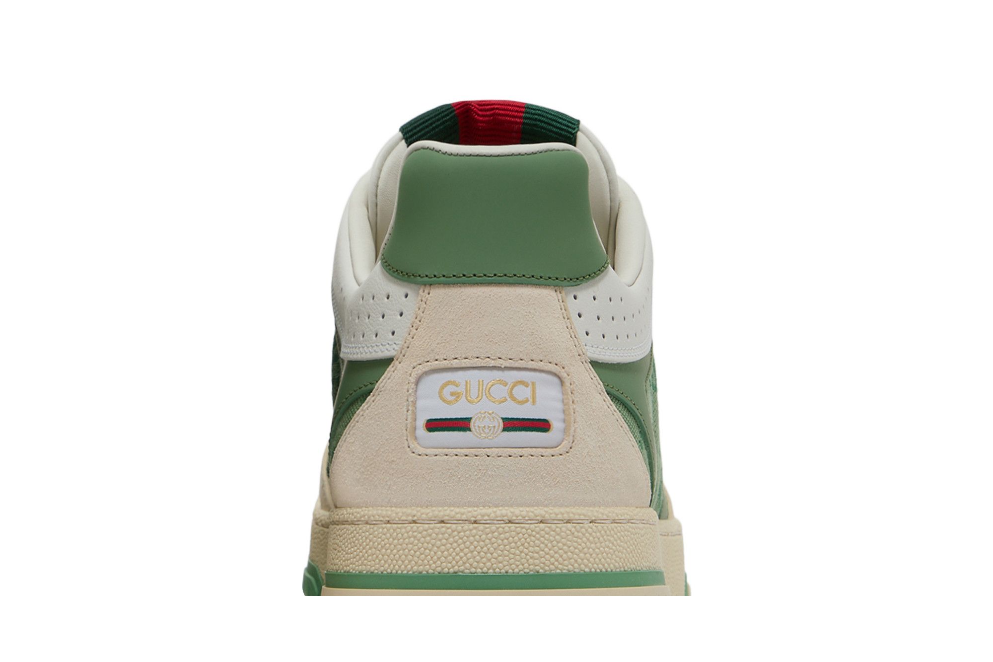 Buy Gucci Re-Web Sneaker 'GG Canvas - Ivory Green' - 824221 AADJA