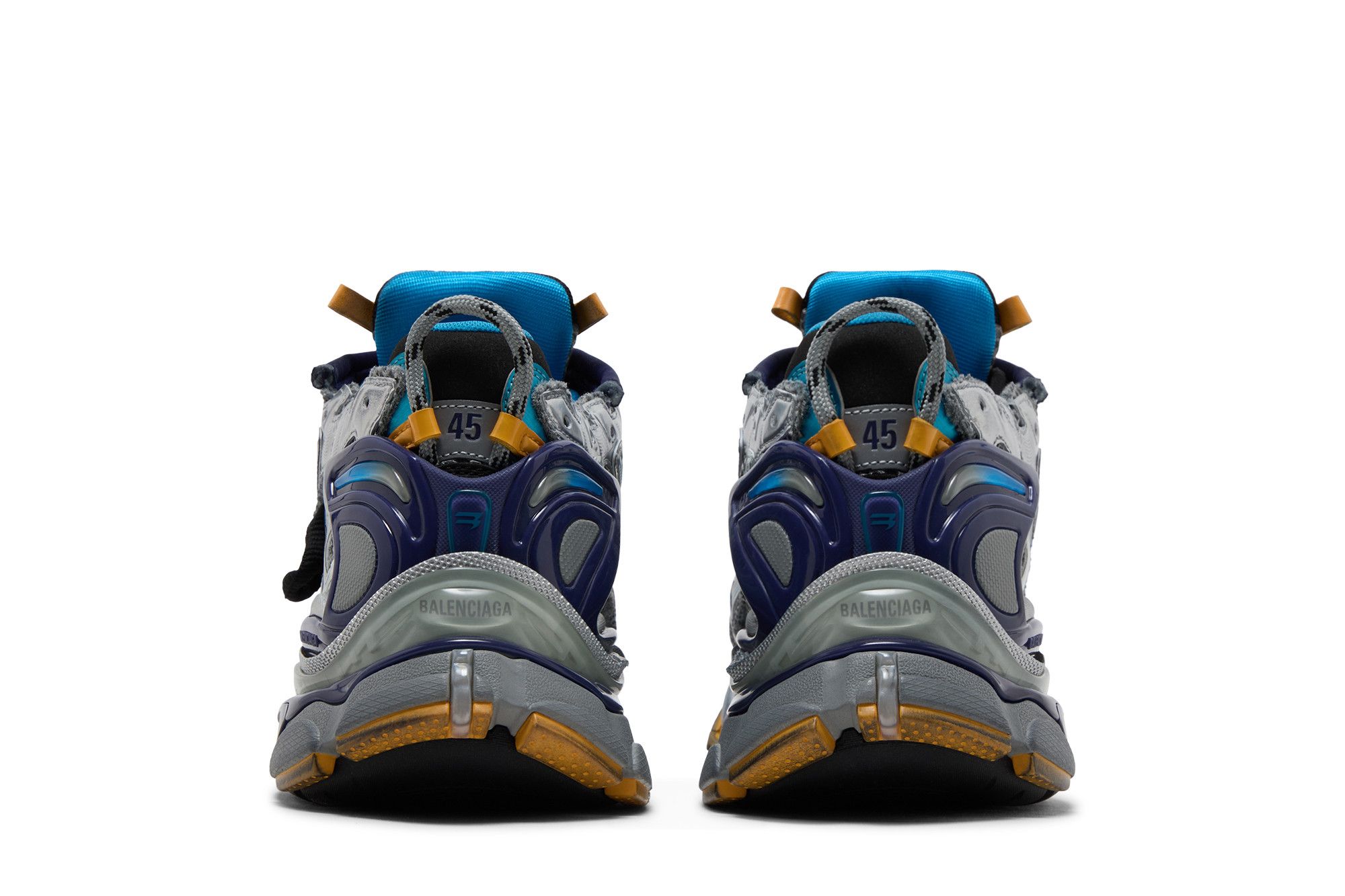 Buy Balenciaga Runner Sneaker 'Grey Orange Aqua' - 772774