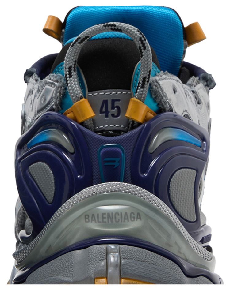 Balenciaga Runner Sneaker Grey Orange Aqua