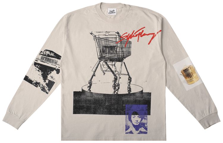 Ladycotton x Sylvie Fleury Shopping Cart Long Sleeve Tee