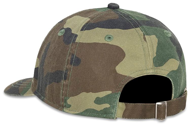 Stussy Basic Cap Washed Woodland Camo