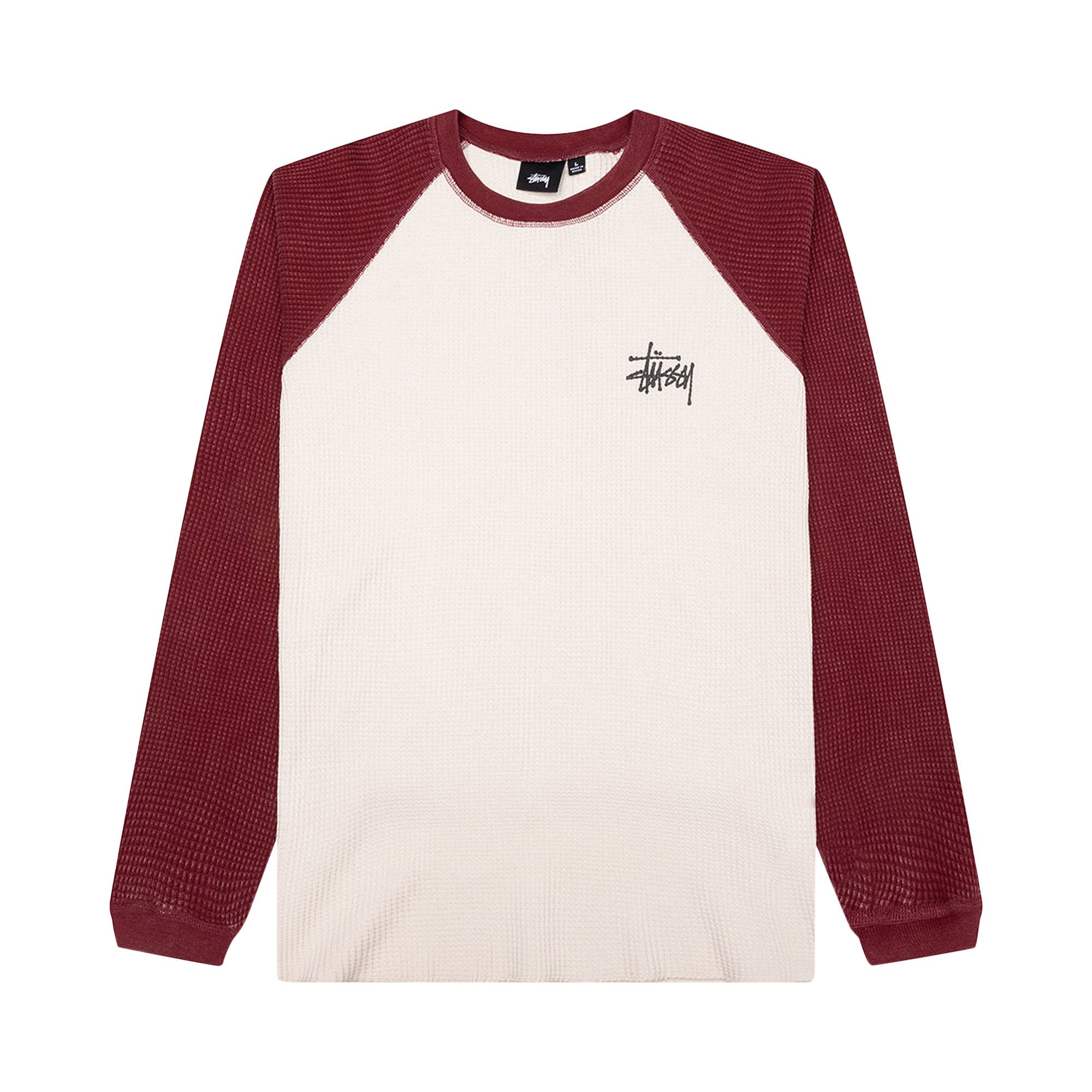 ★関税込★Stussy★BASIC STUSSY THERMAL 2 TONE★Off White★ Basic Stüssy Thermal 2 Tone – Off White | Tops | Stüssy