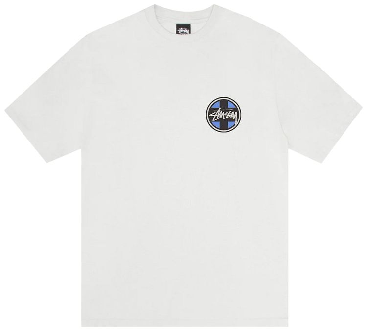 Stussy Cross Dot Tee Pigment Dyed Natural