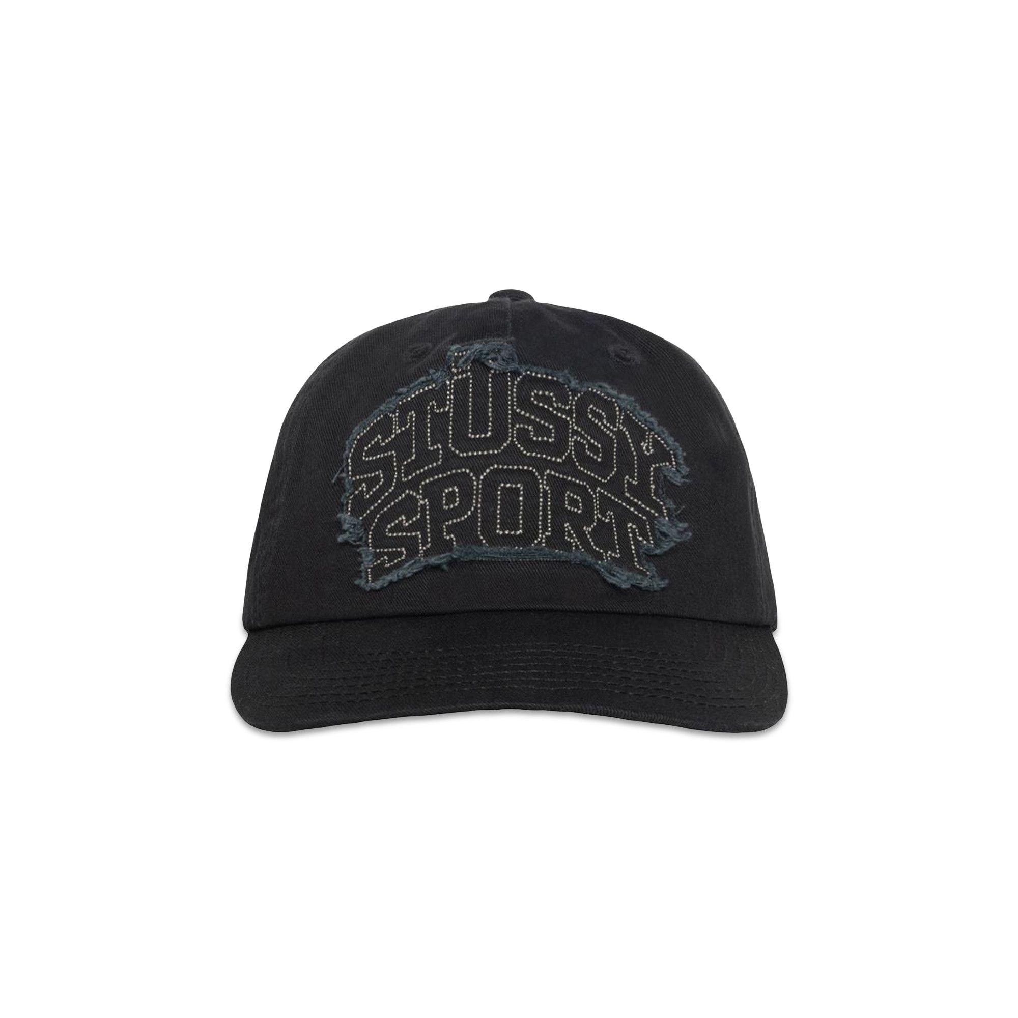 Buy Stussy Mid-Depth Sport Patch Snapback 'Shadow Black' - 1311175