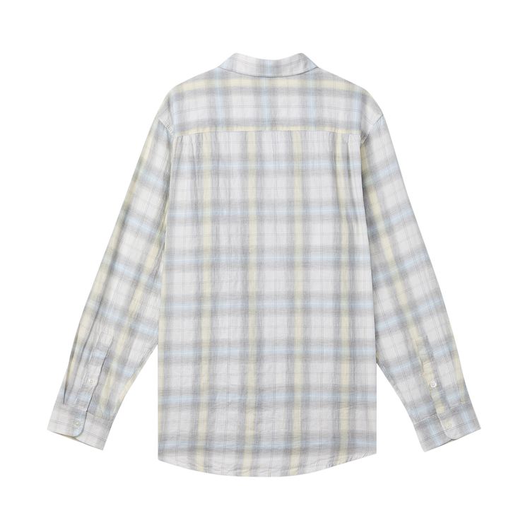 Stussy Beach Plaid Shirt Off White