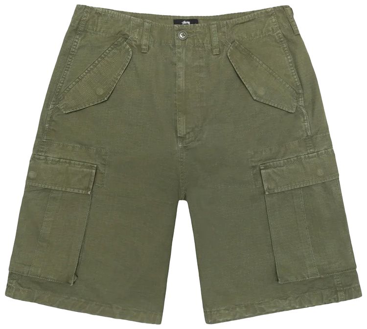 Stussy Ripstop Cargo Short Olive Green