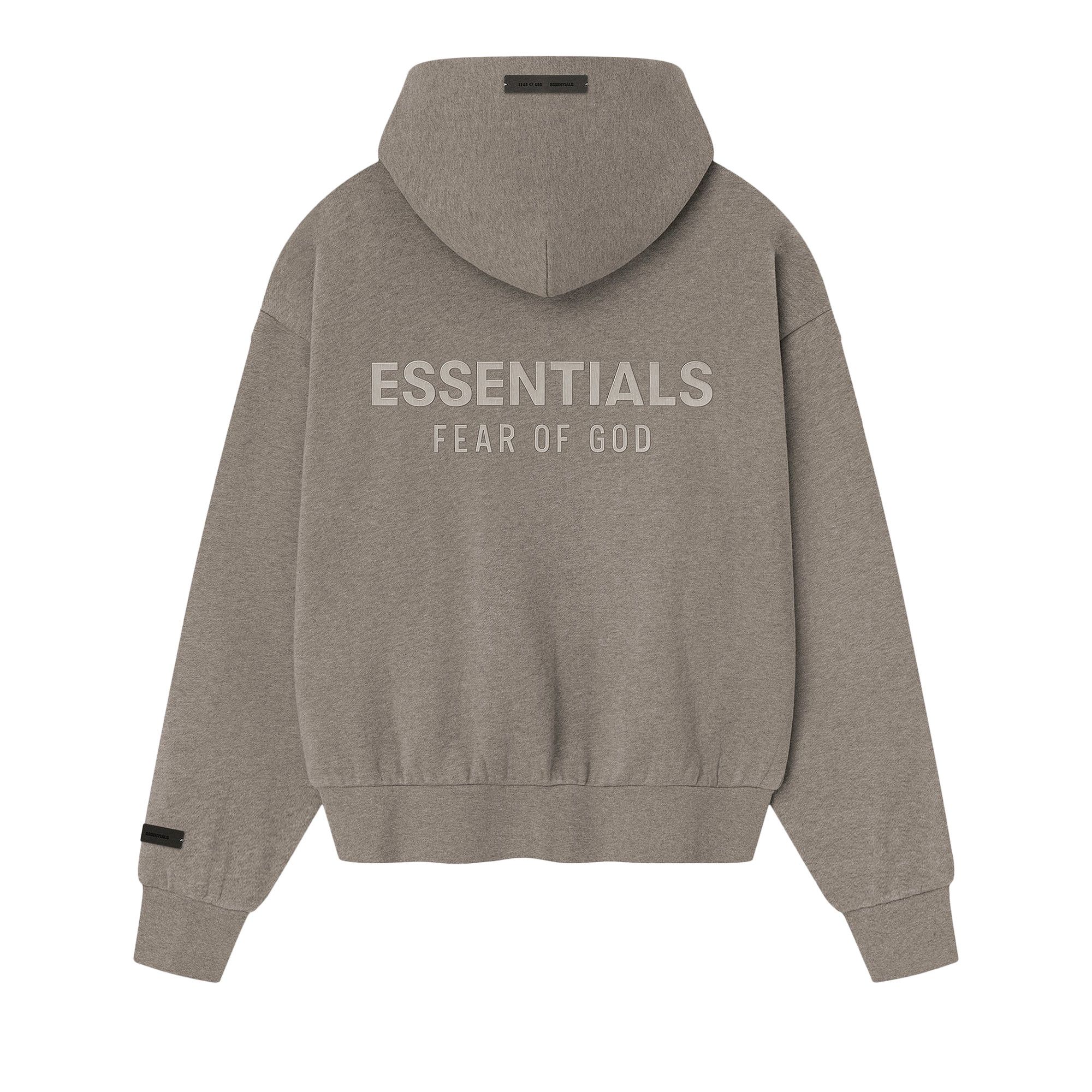 Buy Fear of God Essentials Classic Fleece Zip-Up Hoodie 'Homestead