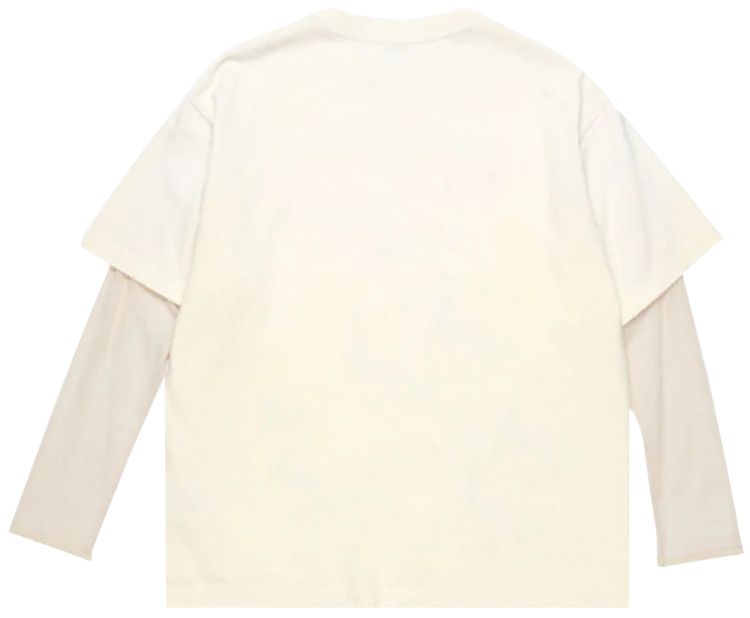 Acne Studios Layered Print T Shirt Off White