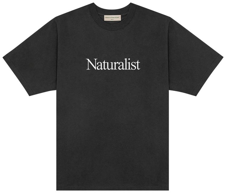 Museum of Peace  Quiet Naturalist T Shirt Black