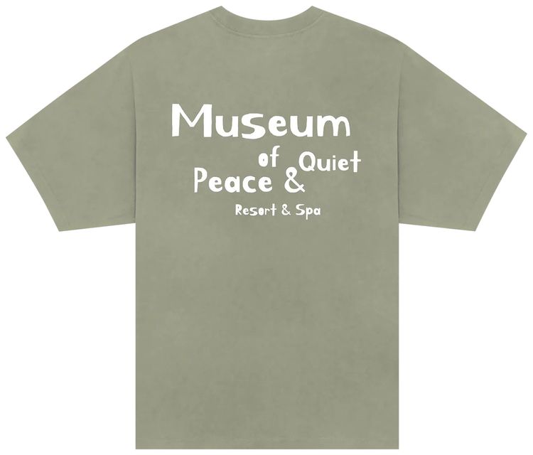 Museum of Peace  Quiet Resort T Shirt Olive