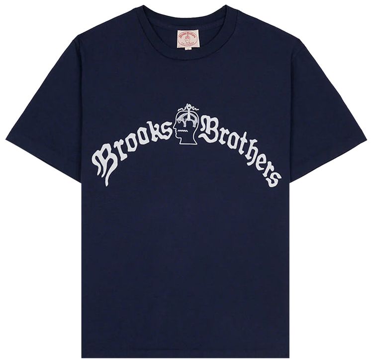 Brain Dead x Brooks Brothers California Logo Tee Navy