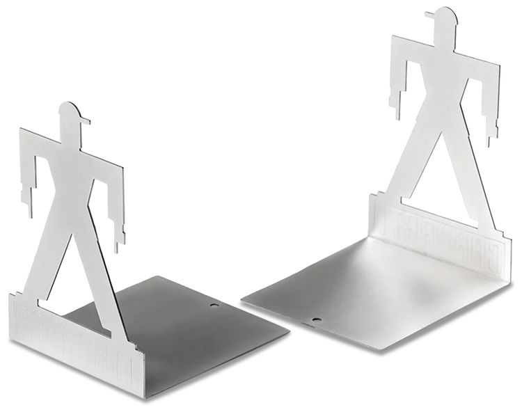 Carhartt WIP Foundation Bookends Silver