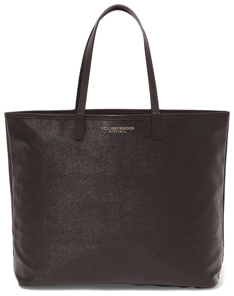 Neighborhood Coated Tote Bag Brown