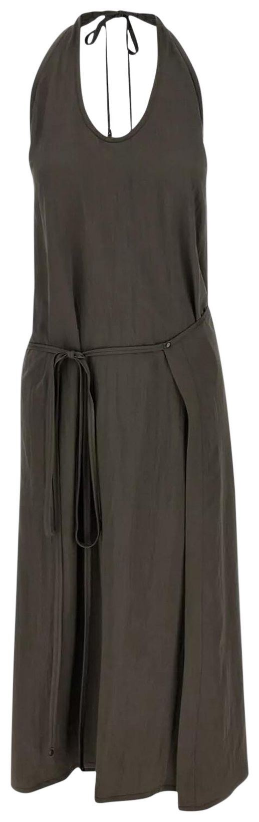 Lemaire Apron Dress Bark Brown