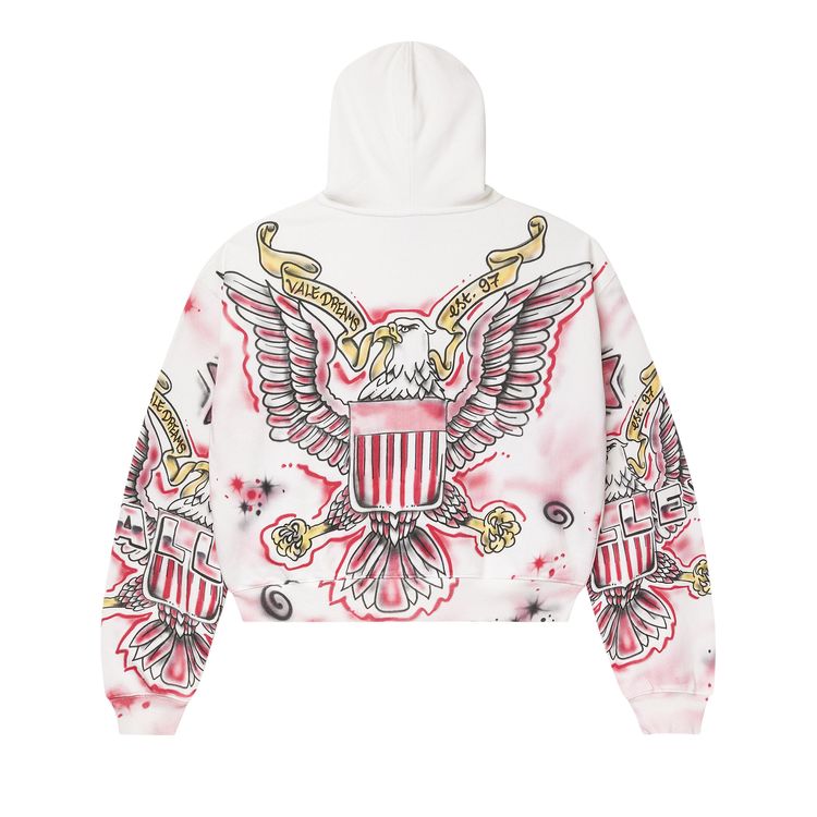 Vale Forever Flag Zip Up White