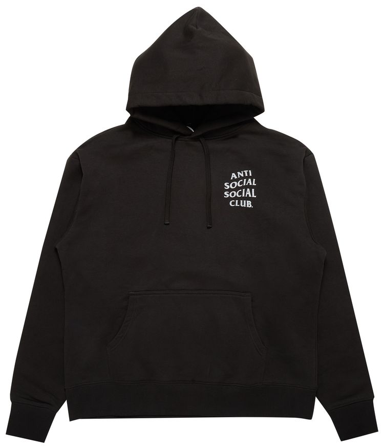 Anti Social Social Club Mind Games Rhinestone Hoodie Black