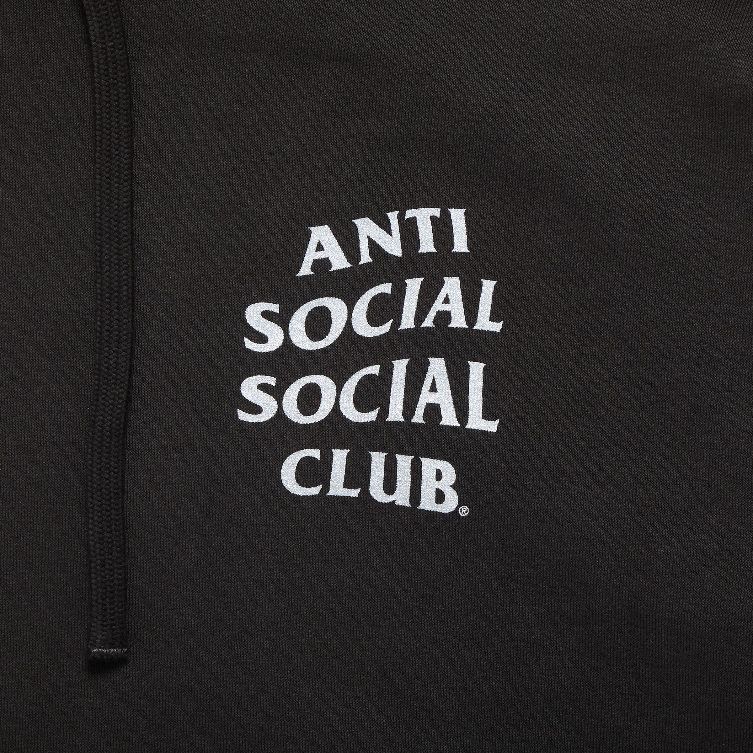 Buy Anti Social Social Club Mind Games Rhinestone Hoodie 'Black
