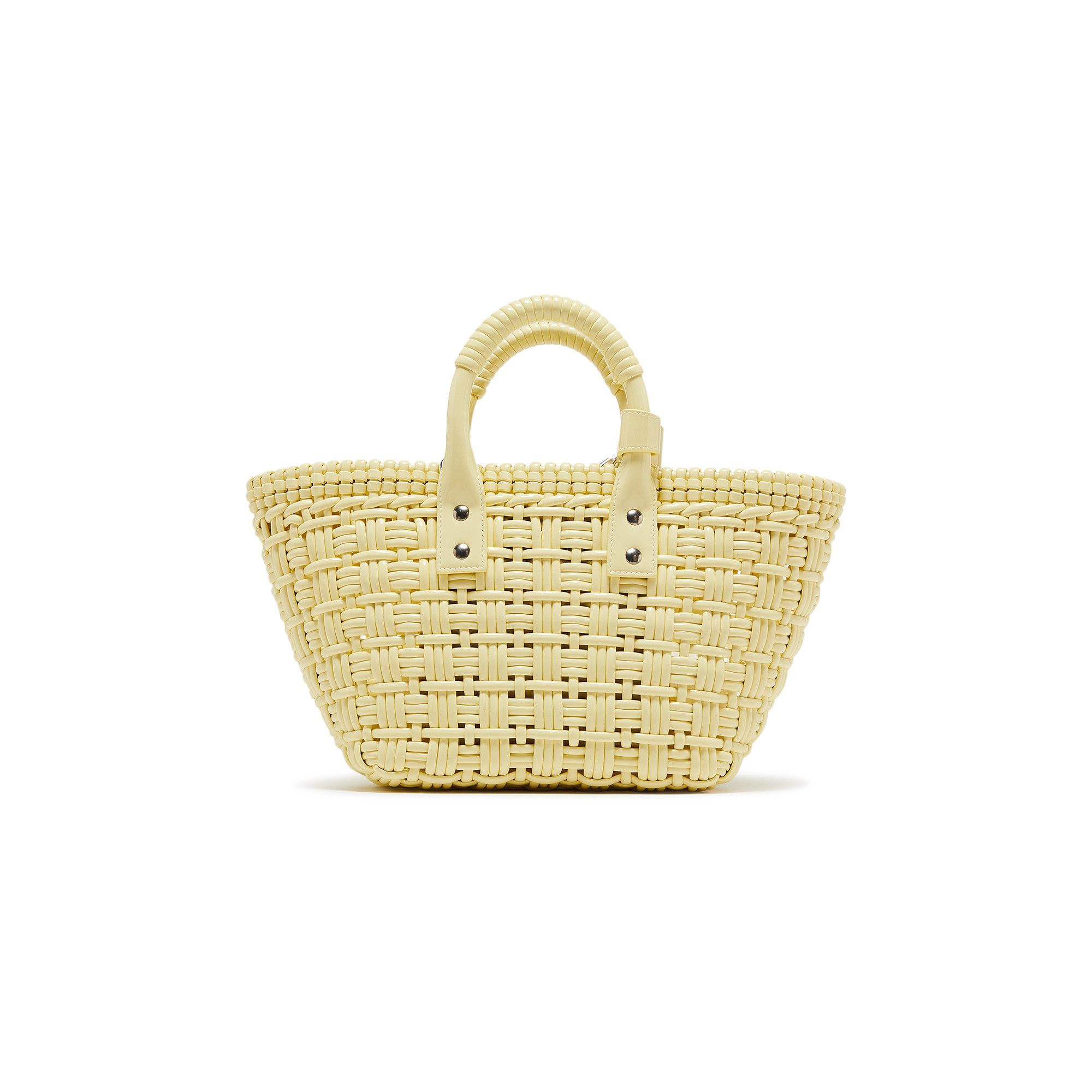 Buy Balenciaga Bistro XS Basket With Strap 'Yellow' - 671342 2IE3Y