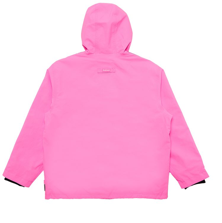Supreme GORE TEX Stripe Hooded Jacket Fluorescent Pink