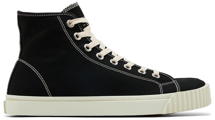 Maison Margiela Tabi High Black White