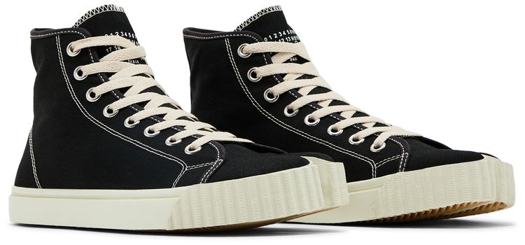 Maison Margiela Tabi High Black White
