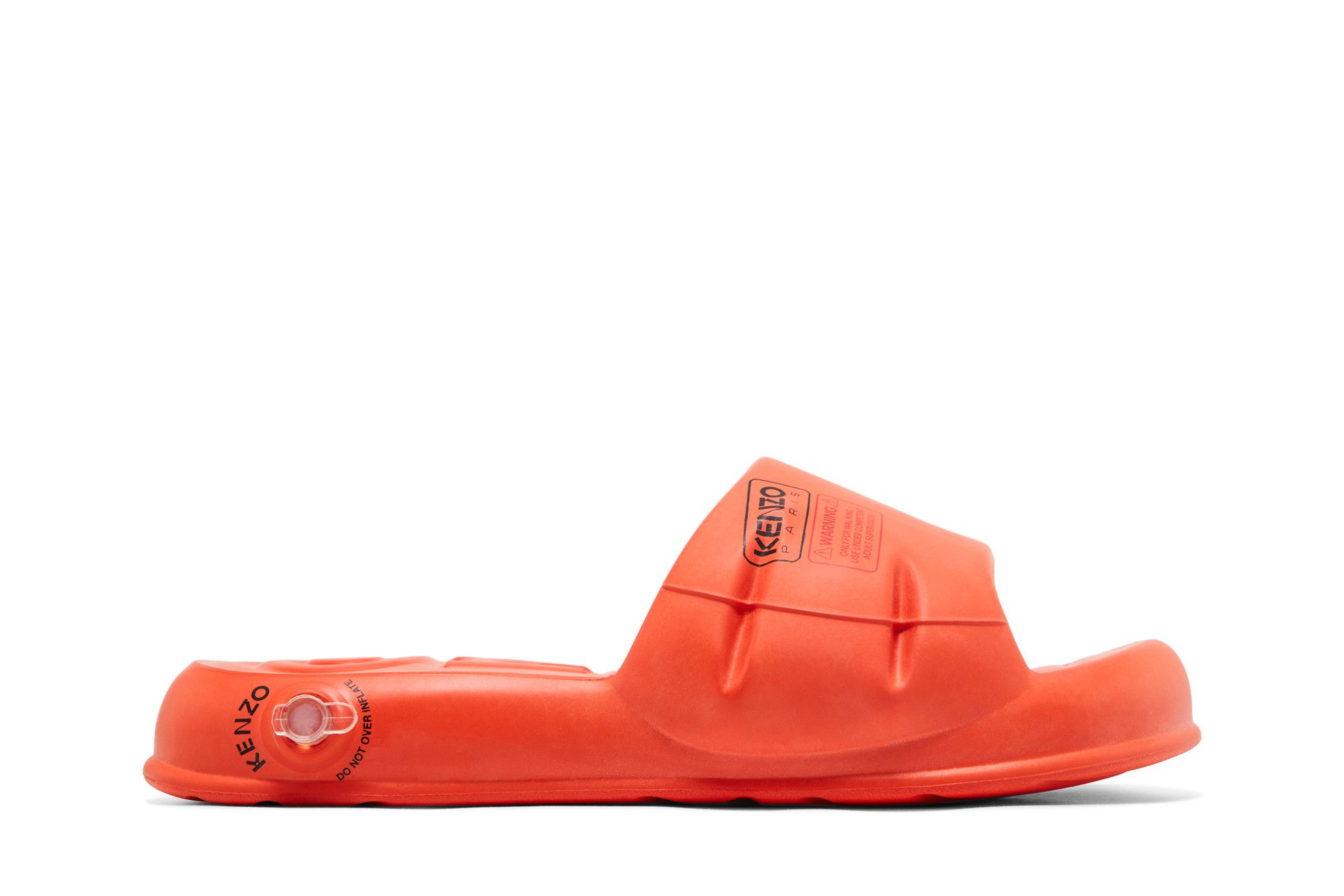 ★25SS Kenzo LOGO PUFFER SLIDE オレンジ カジュアル サンダル ☆25SS Kenzo LOGO PUFFER SLIDE オレンジ カジュアル サンダル