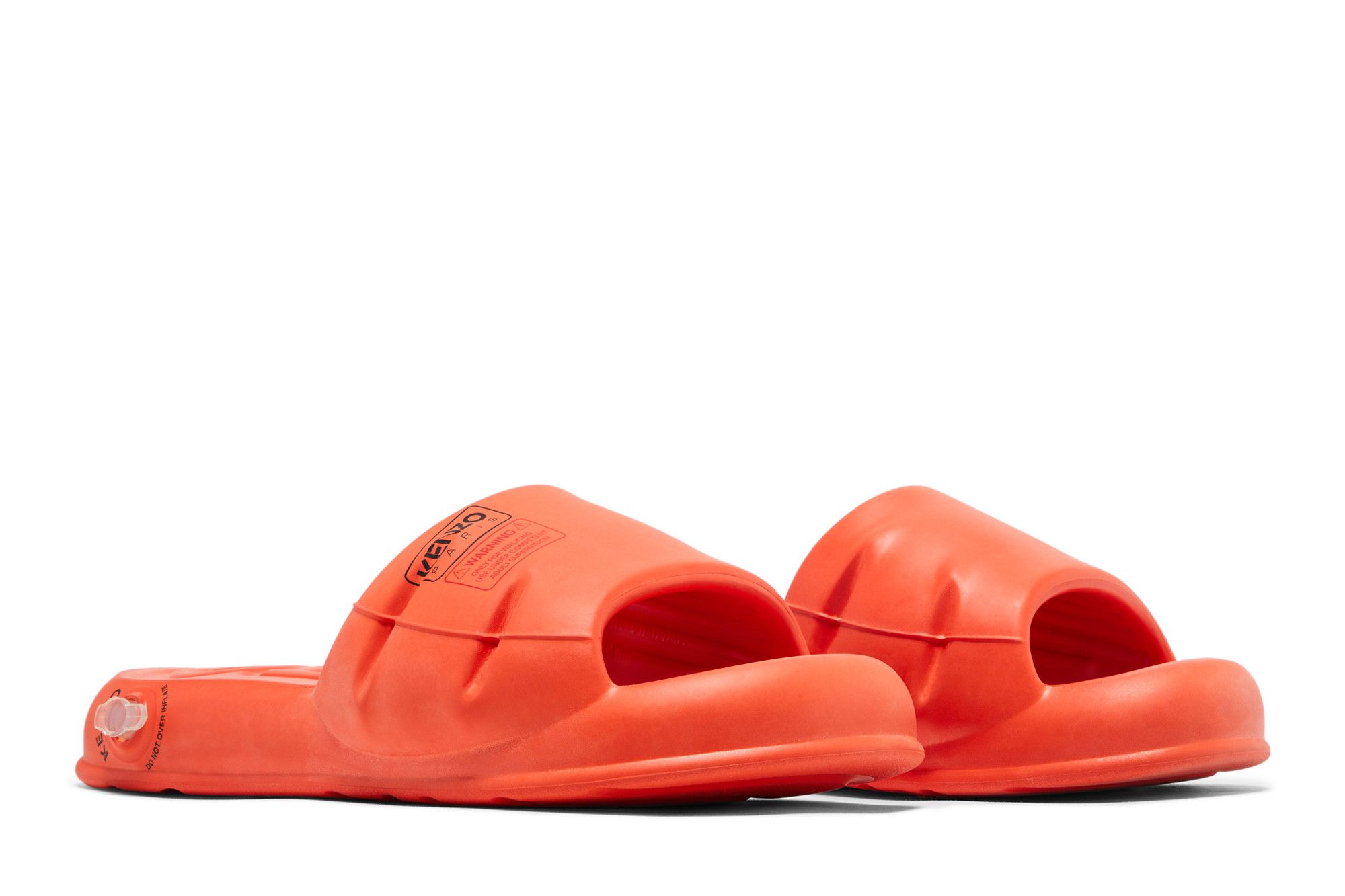 サンダル・ミュール KENZO LOGO PUFFER SLIDE Kenzo Kenzori padded leather flip flops - Sandals - Compare